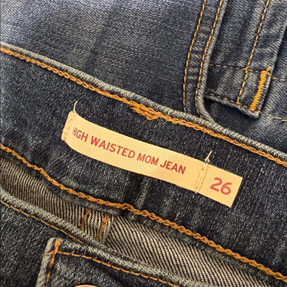 Levi's High-Rise Straight Leg Jeans - I altered them and the inseam is now 24" - Picture 9 of 9